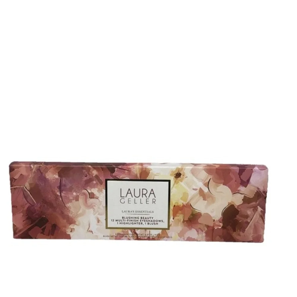 Laura Geller Blushing Beauty Palette 12 Eyeshadows 1 Highlighter 1 Blush‎ New